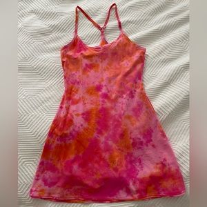 Outdoor Voices Exercise Dress - Size Small - Tie Dye Pink